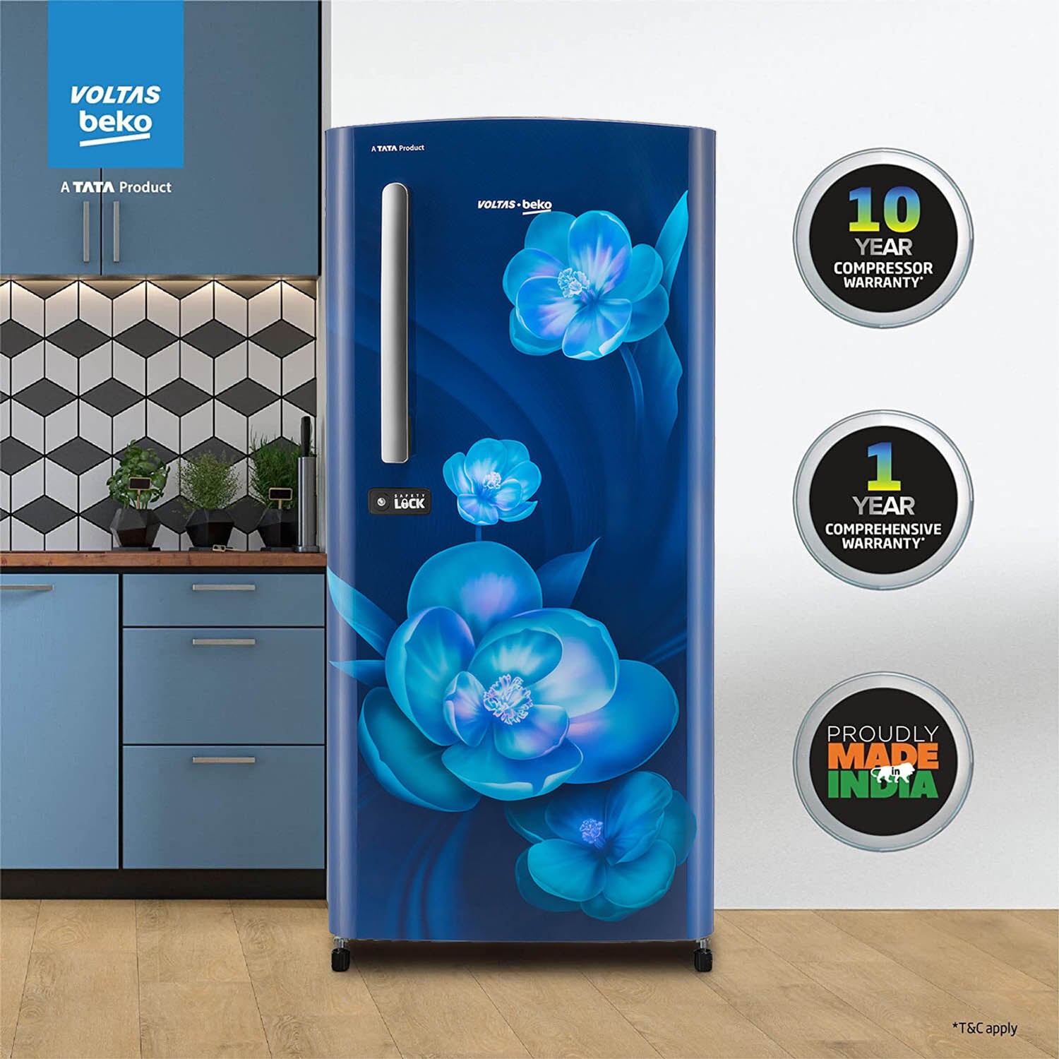 voltas 175lt refrigerator
